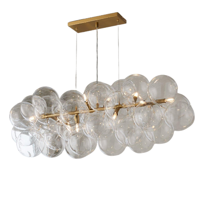 Solenne Hanglamp met Glazen Bollen