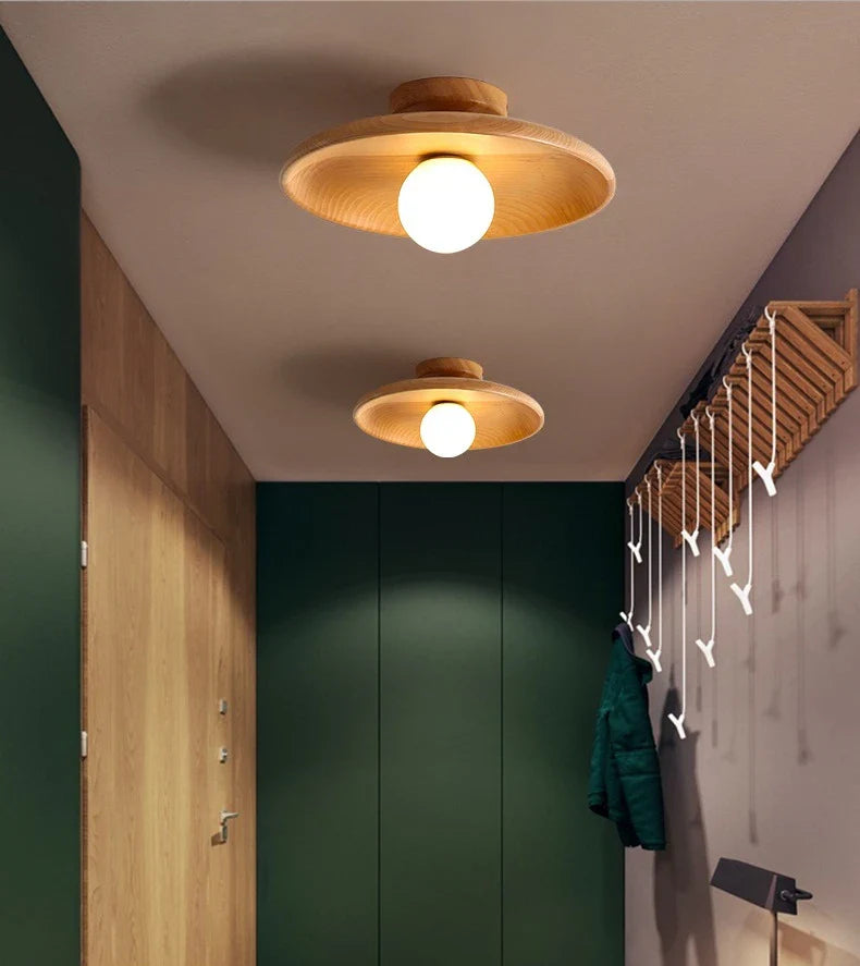 Kaeli Houten Japandi Hanglamp