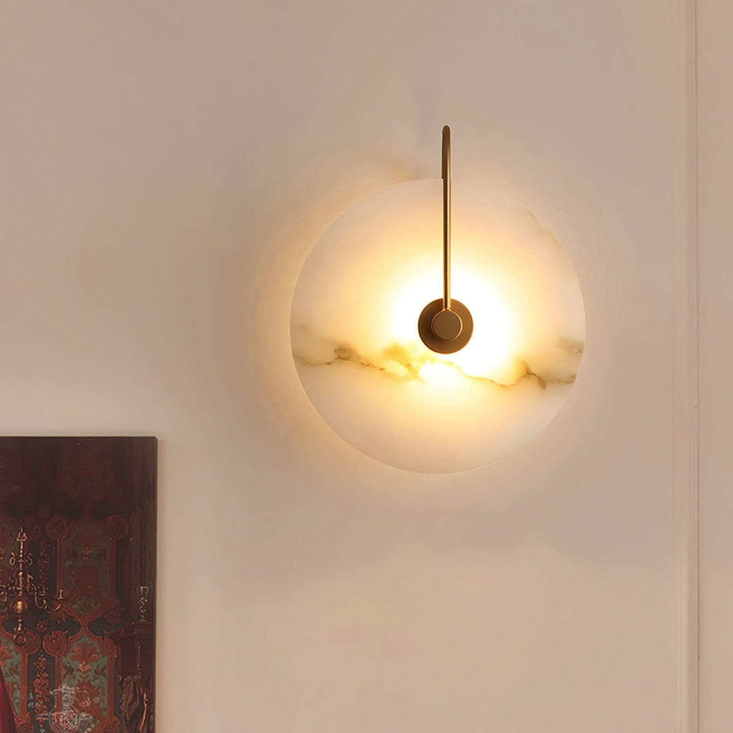 Alabaster LED wandlamp