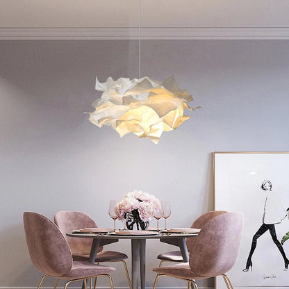 Flora Hanglamp met gelaagde, gerimpelde lampenkap