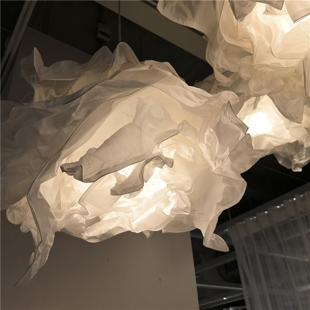 Flora Hanglamp met gelaagde, gerimpelde lampenkap