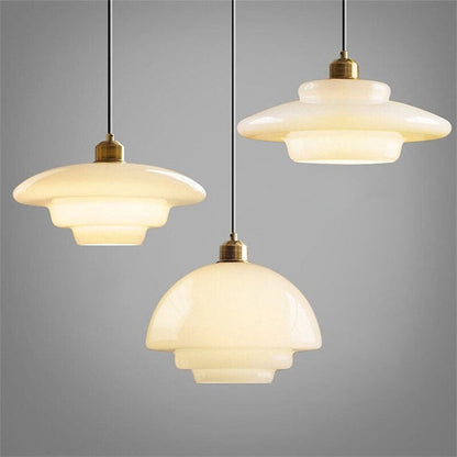 Witte Glazen Hanglamp