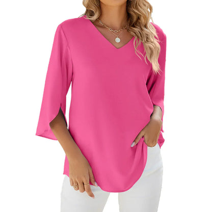 Louise - Relaxed Losvallende Blouse