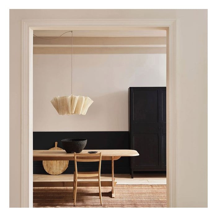 Noords Linnen Plissé Hanglamp