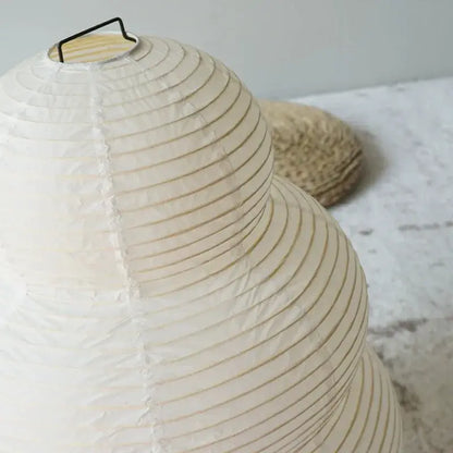 Rijstpapier lamp, vloerlamp Wabi Sabi