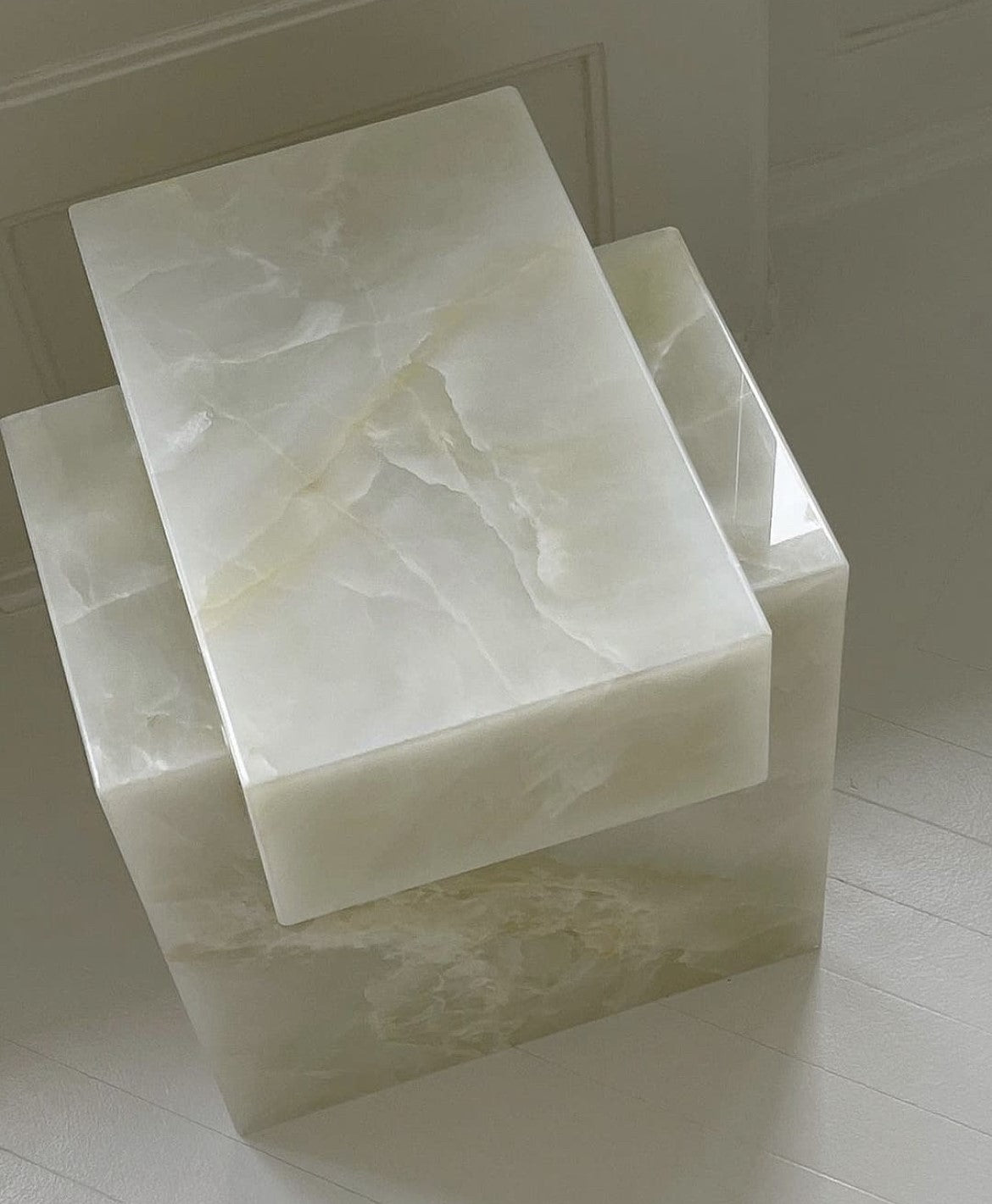 The Sculpted Stone Side Table