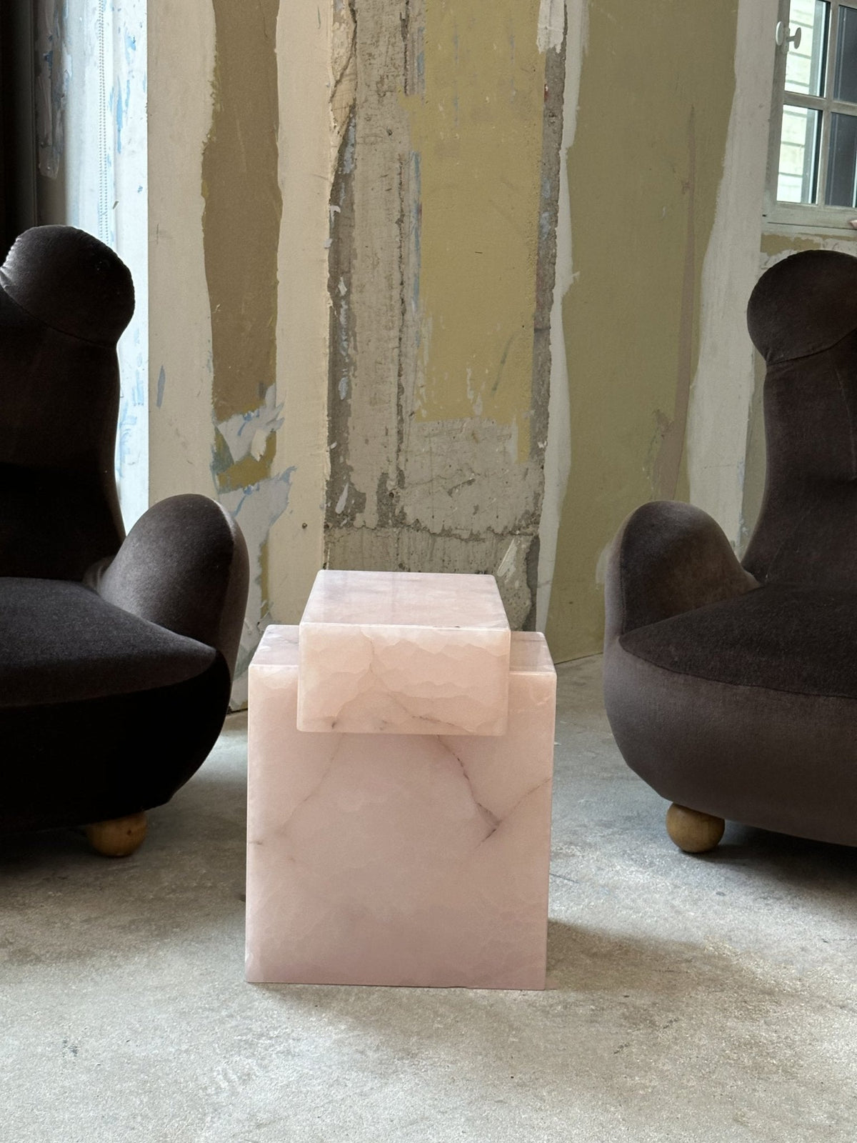 The Sculpted Stone Side Table