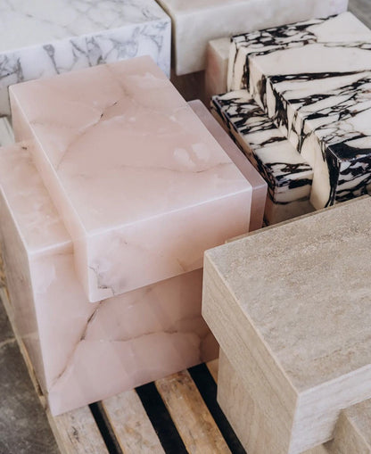 The Sculpted Stone Side Table