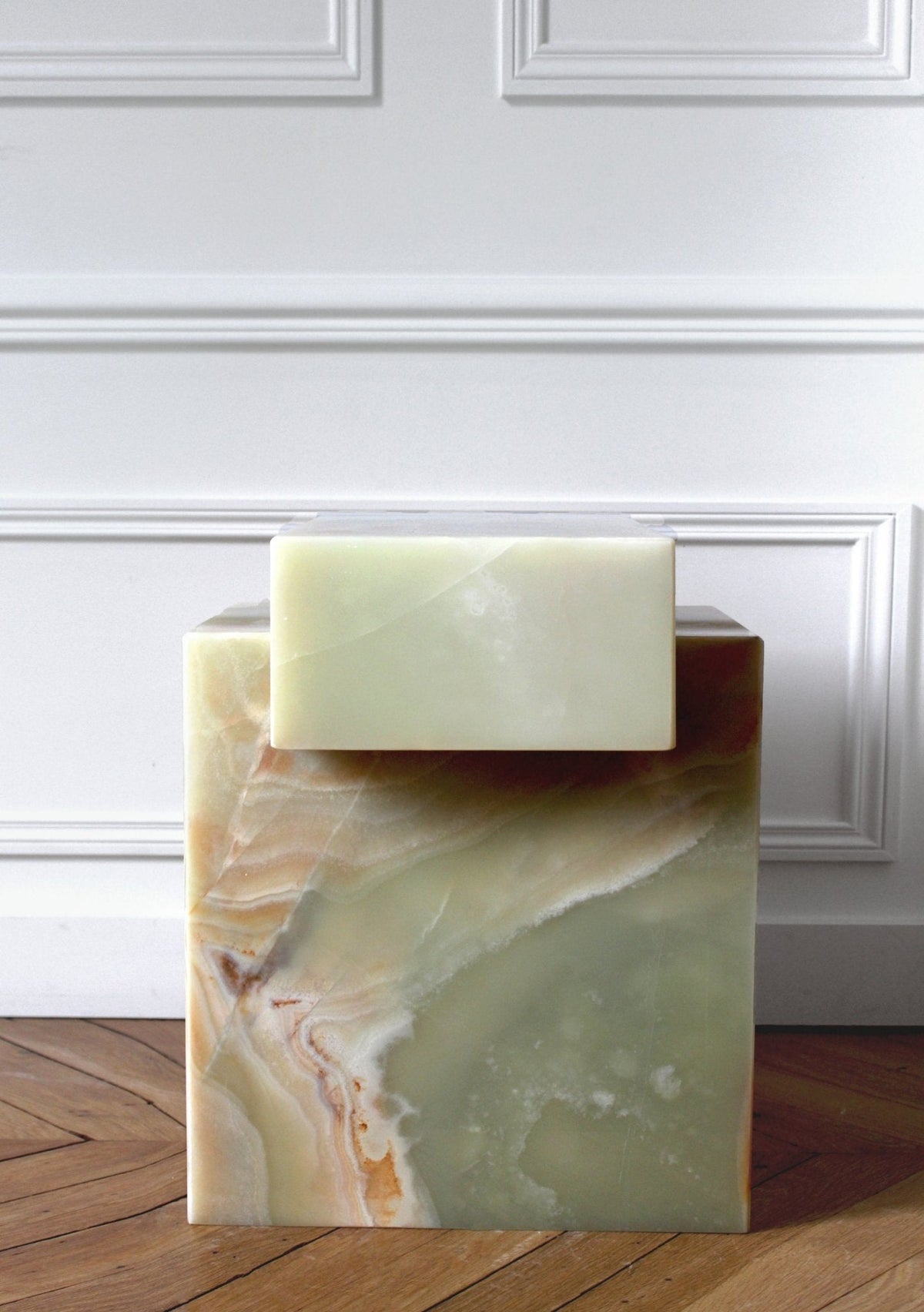 The Sculpted Stone Side Table